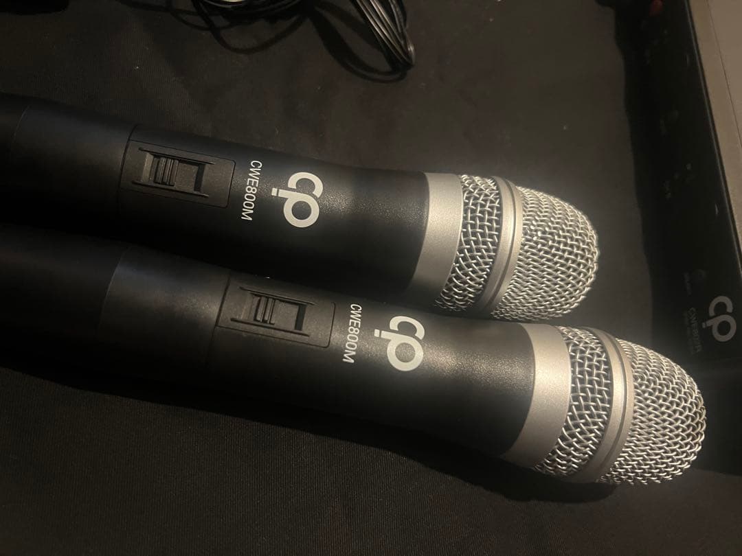 美品　ワイヤレスマイクセット　CWE802R. CWE800M