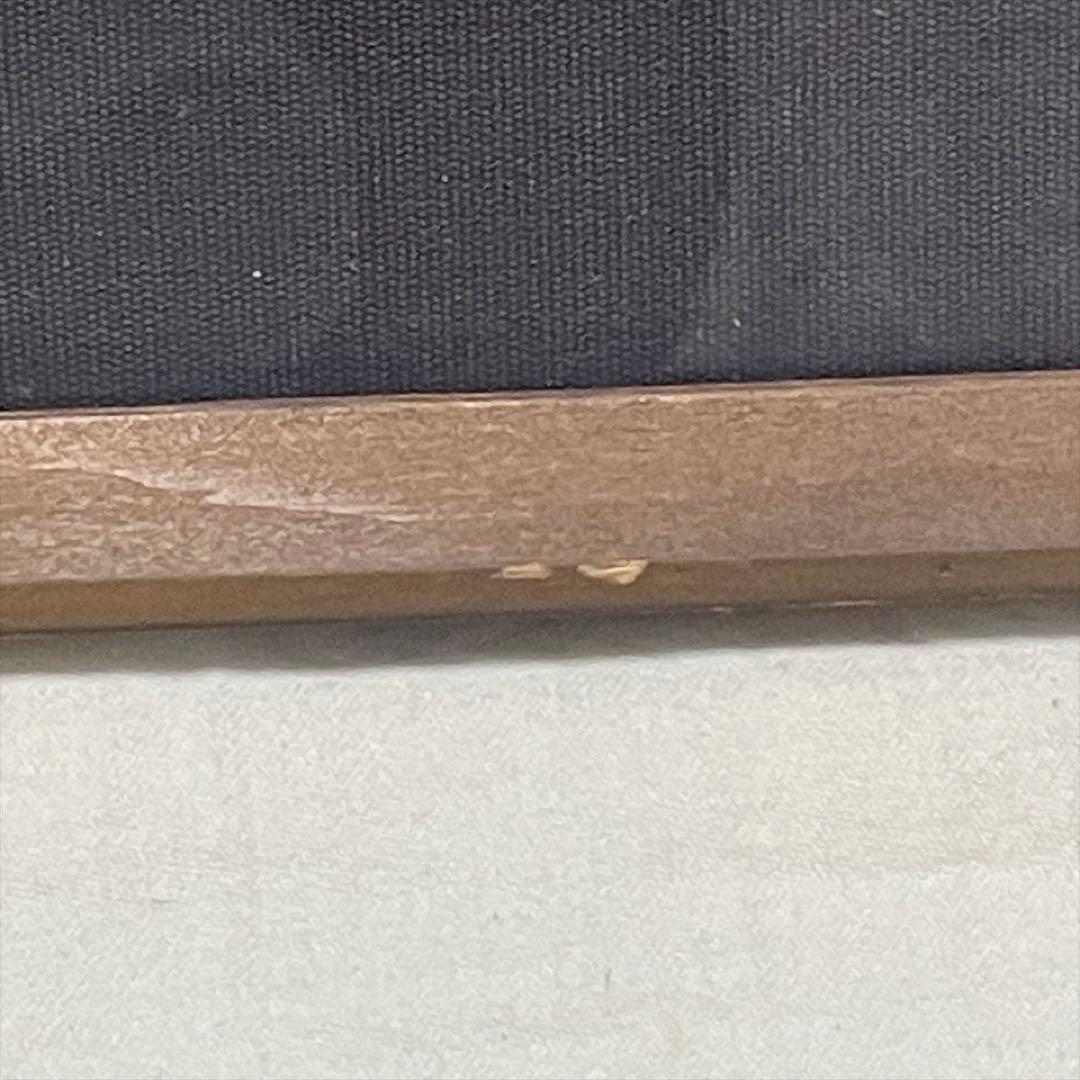 木版画　額装　川西祐三郎　『神戸港』　色紙