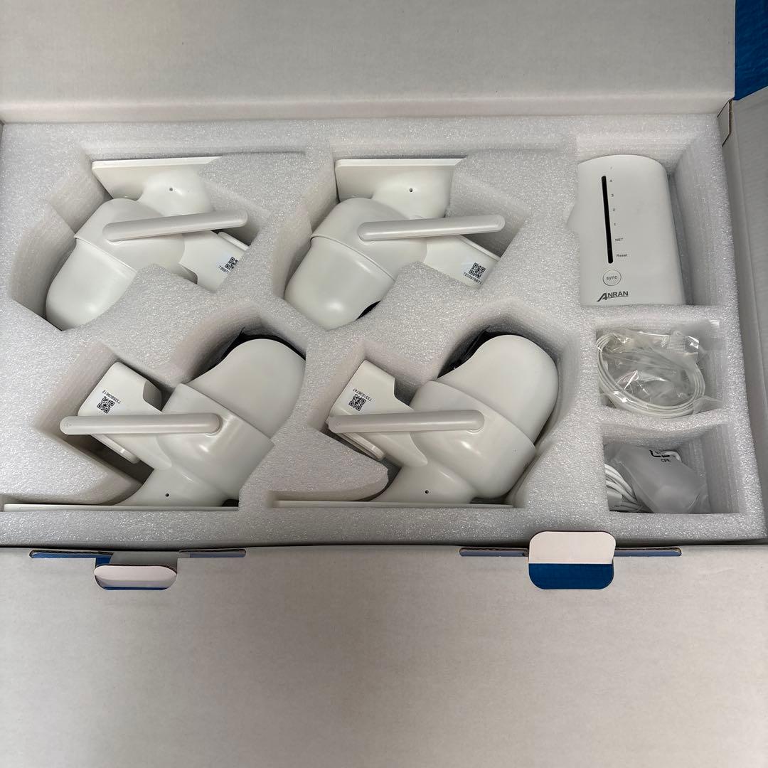 【新品】4台！ANRAN ホームセキュリティシステム HDカメラキット