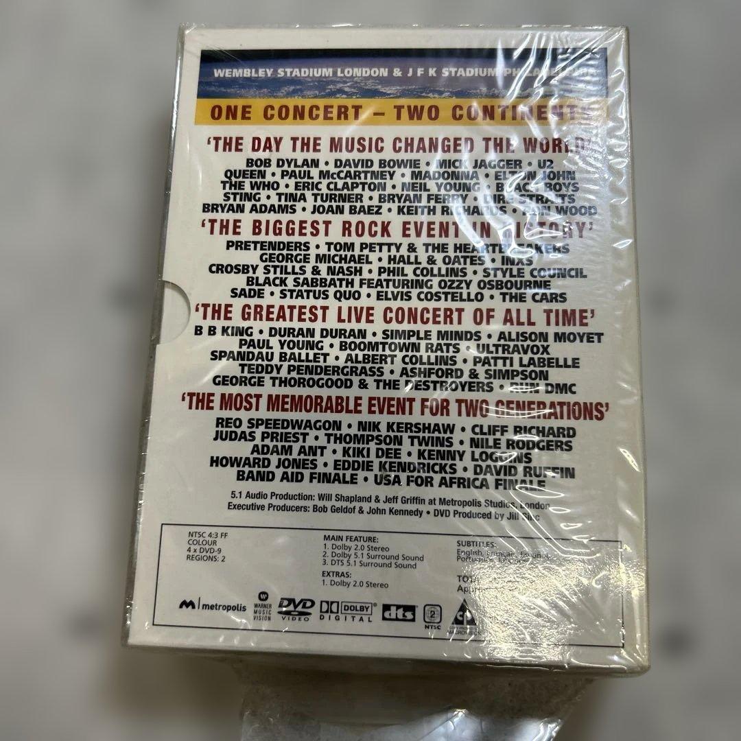 LIVE AID 4枚組DVD 初回生産限定