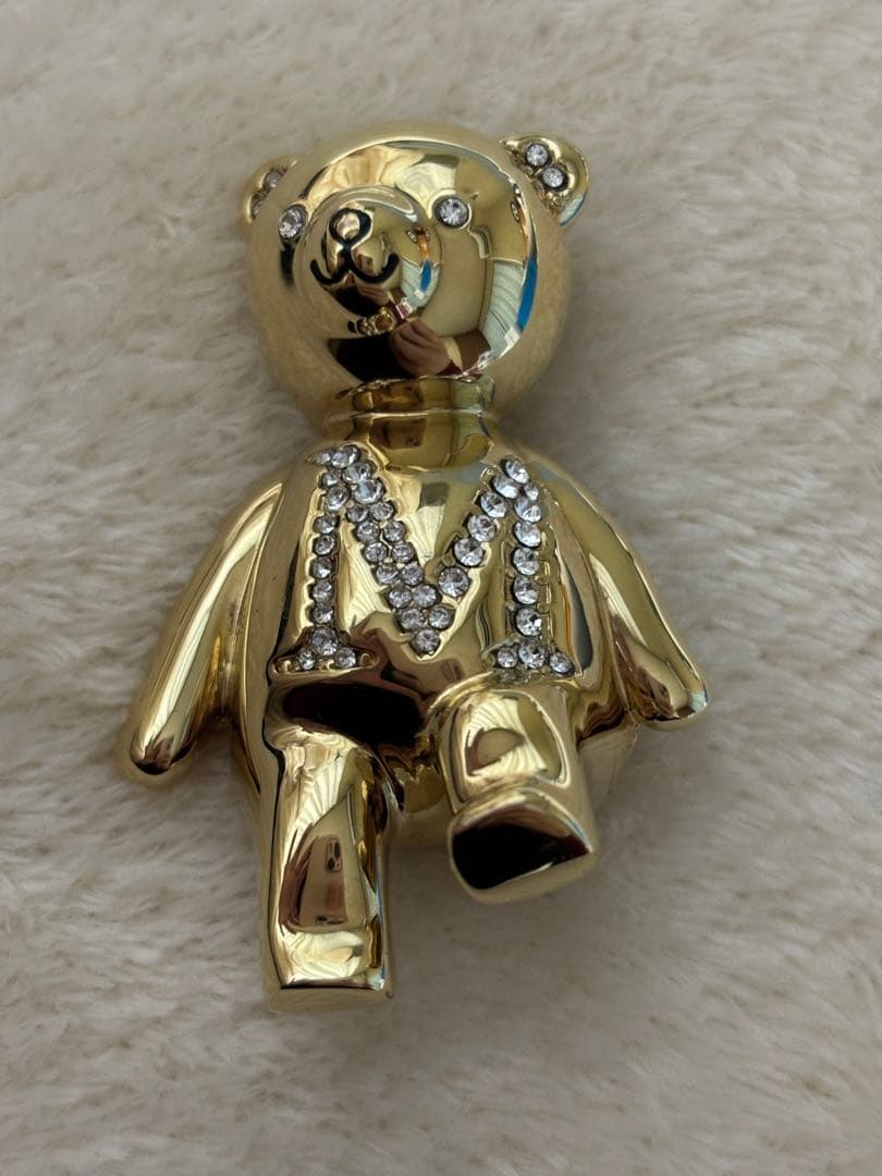 MaxMara ゴールド クマ ブローチ