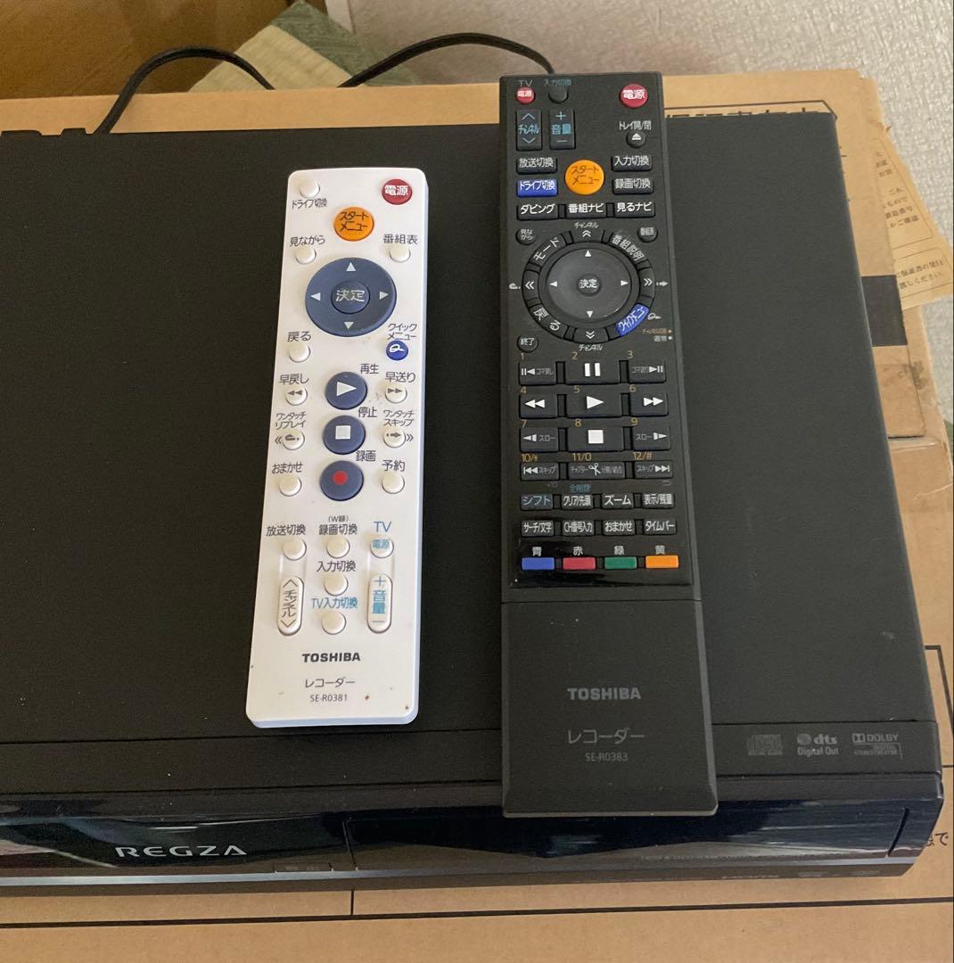 TOSHIBA REGZA RD-R100 DVDレコーダー（地デジ対応）
