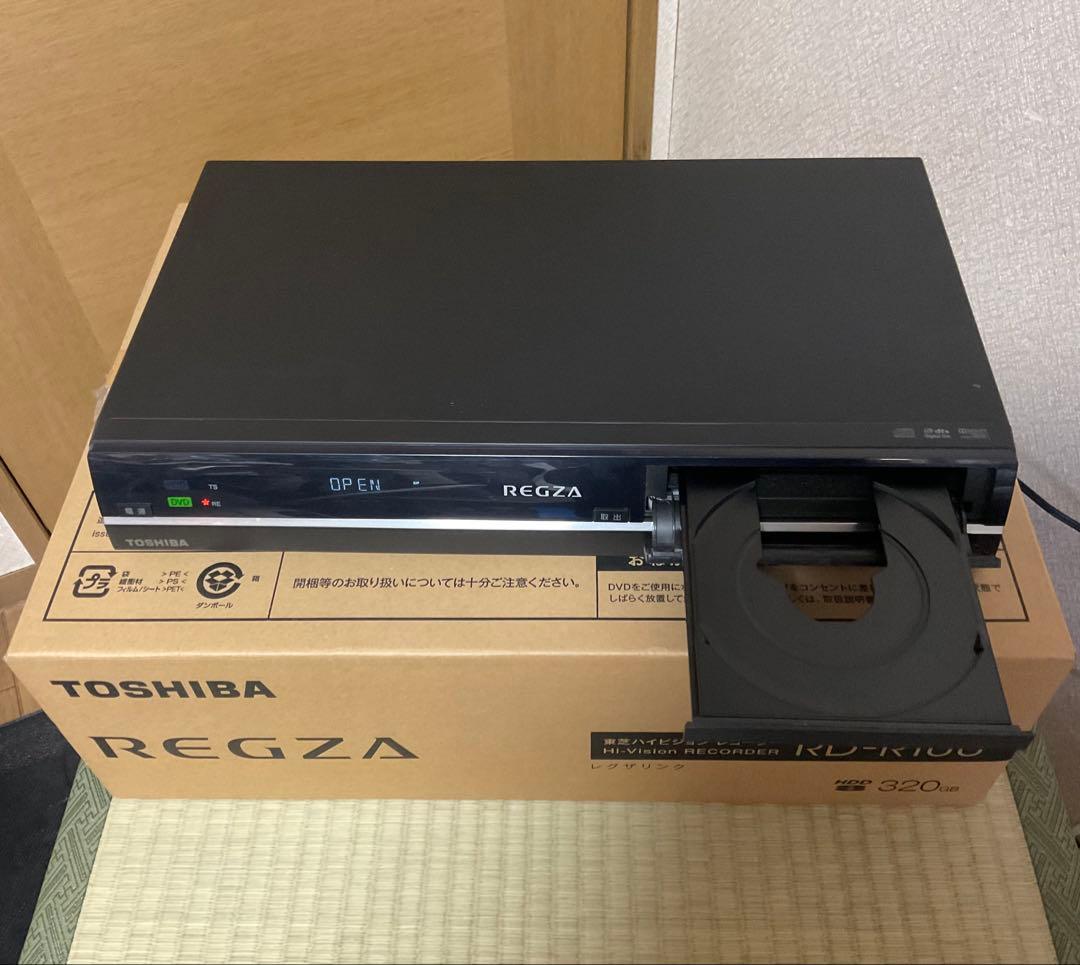 TOSHIBA REGZA RD-R100 DVDレコーダー（地デジ対応）
