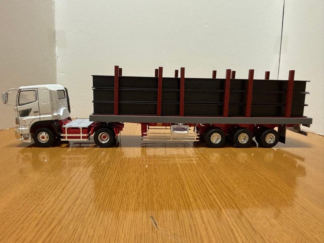 アオシマ1/32デコトラ、バリューデコトラ、平トレーラー(ジャンク品)