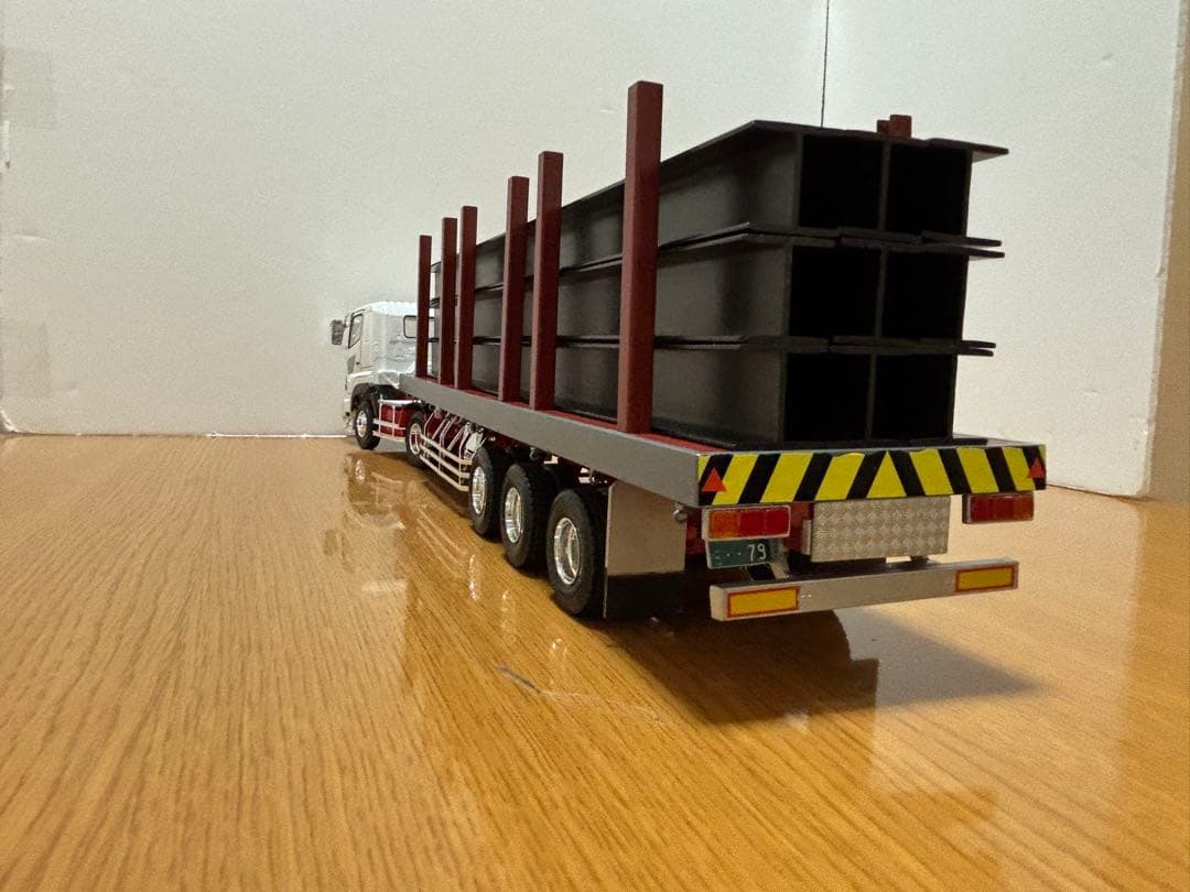 アオシマ1/32デコトラ、バリューデコトラ、平トレーラー(ジャンク品)