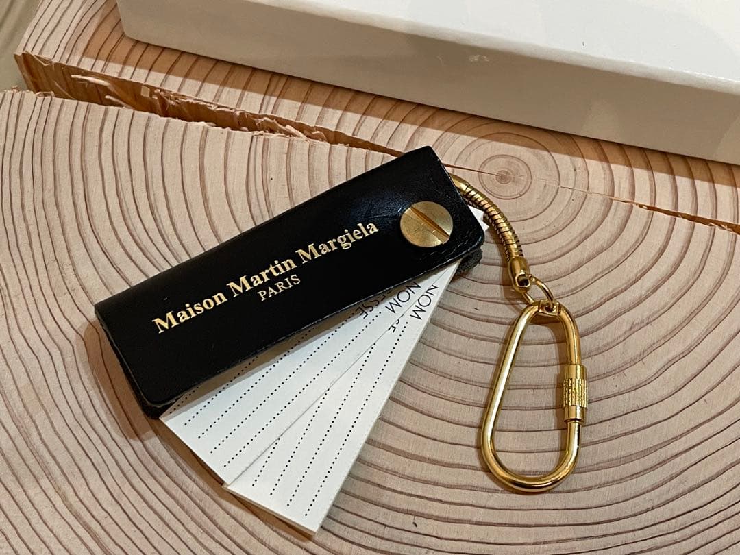 【極美品】Maison Martin Margiela アドレス帳型キーホルダー