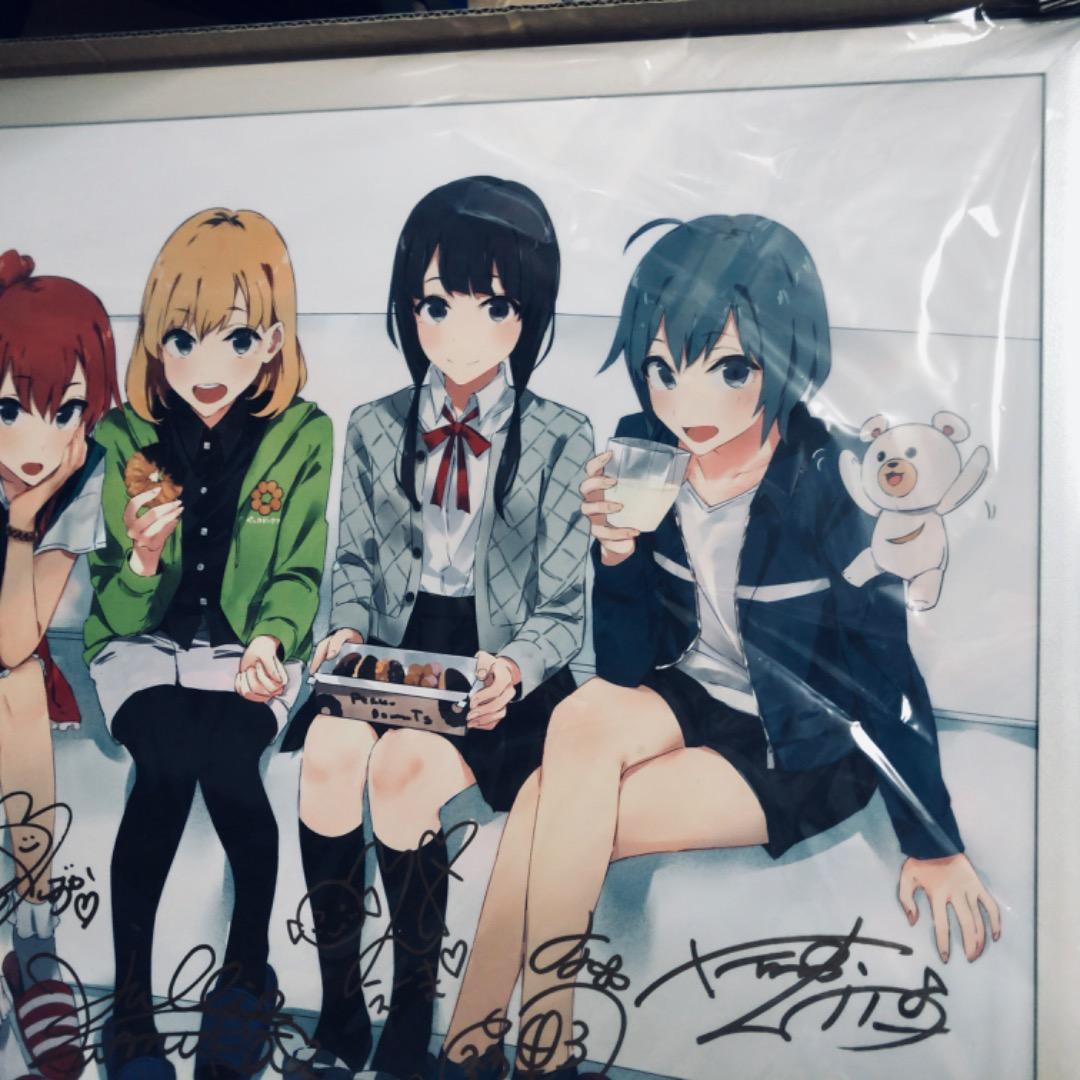 SHIROBAKO 声優直筆サイン入り ぽんかん⑧リソグラフ 複製原画
