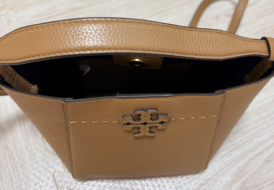 ✨極美品✨トリーバーチ マックグロー　スモールバケット バッグ ティラミス