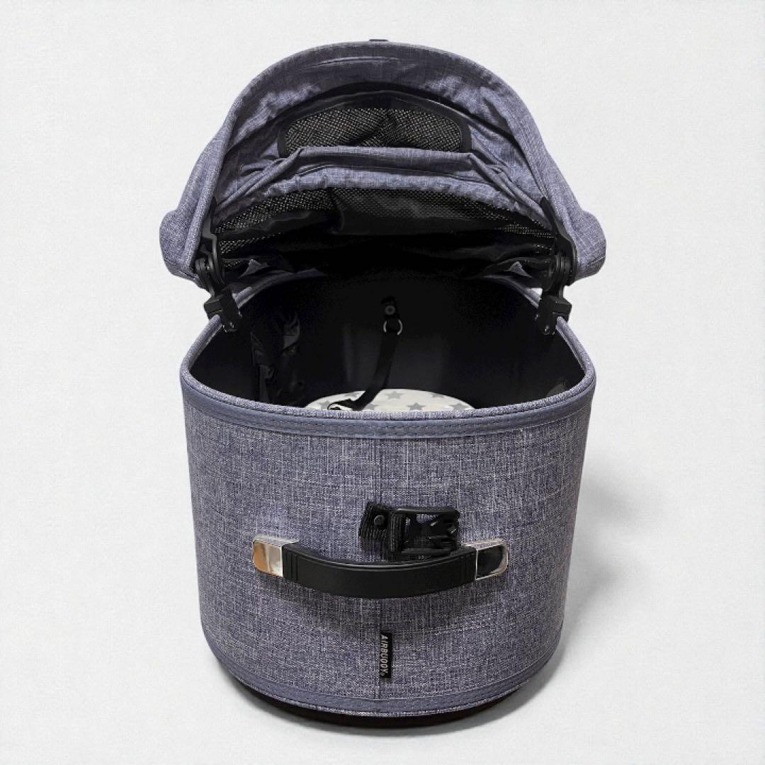 エアバギー　AirBuggy ドーム3 グレーのメッシュ窓付きペットカート