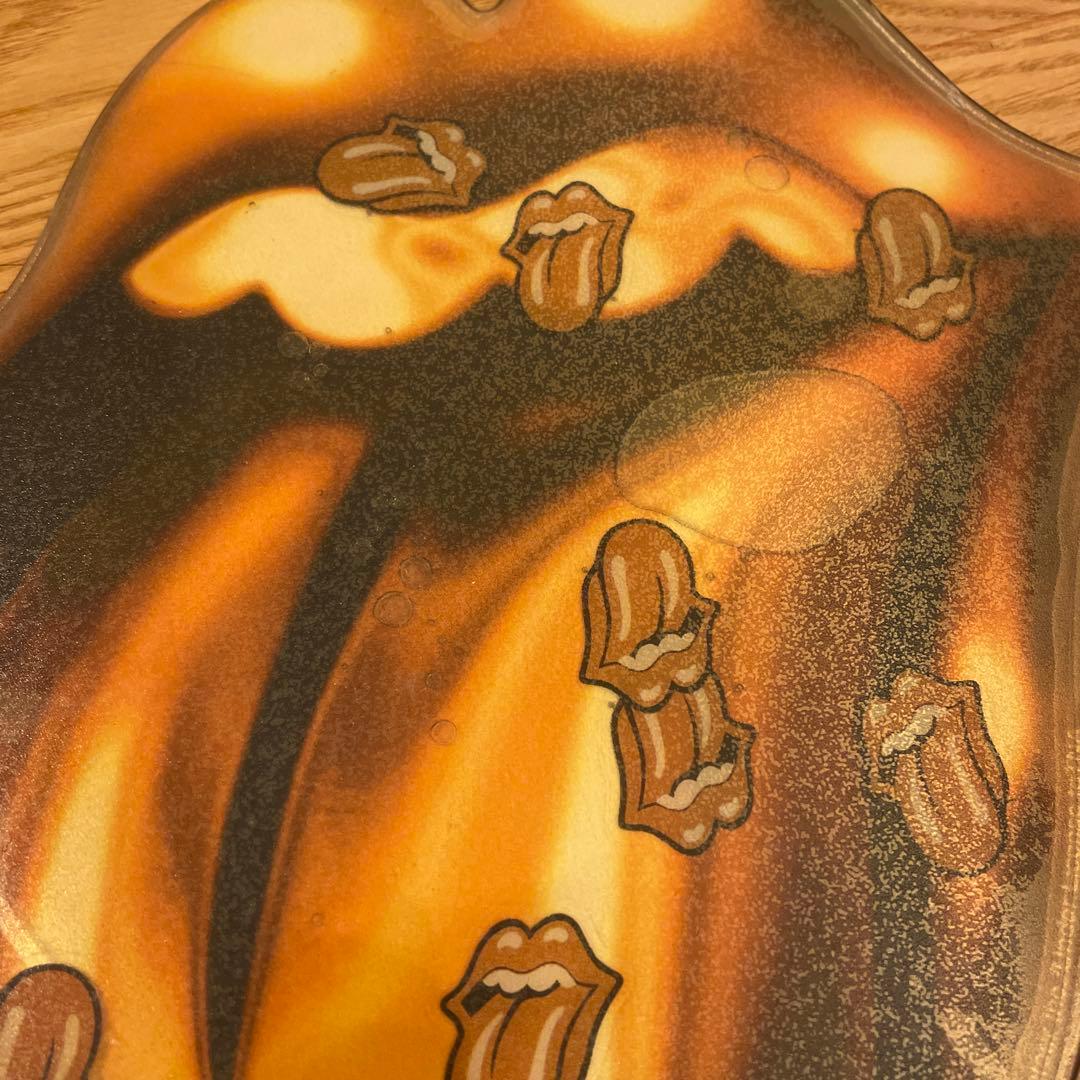 ローリング•ストーンズ　マウスパッド　ゴールド