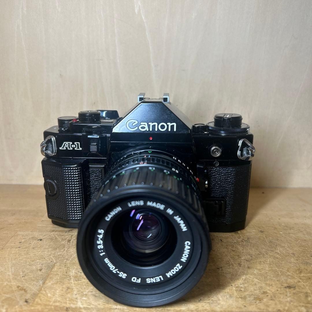 Canon A-1+ FD 35-70 f3.4-4.5 鳴きなし 完動美品