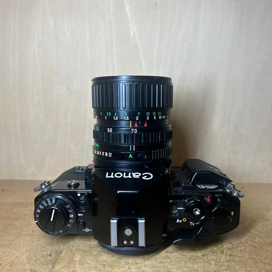 Canon A-1+ FD 35-70 f3.4-4.5 鳴きなし 完動美品