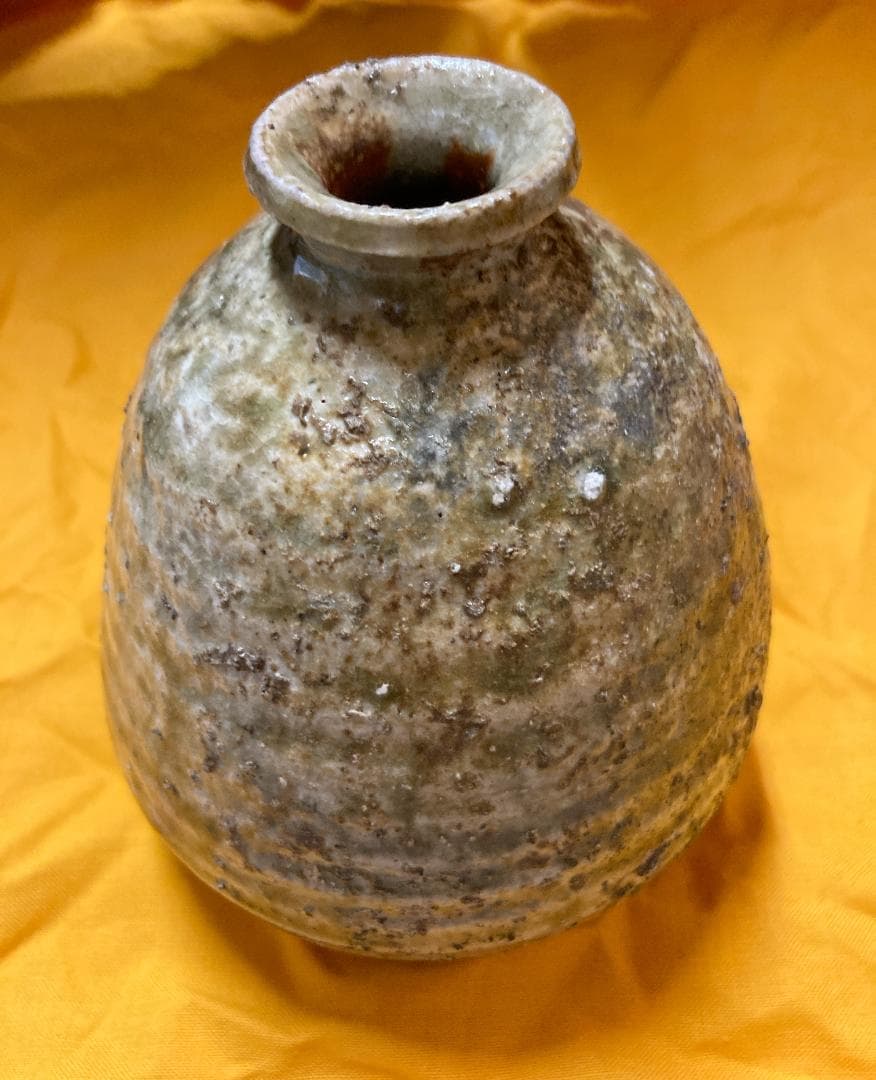 【真作保証】 森里香山 伊賀焼 花入 共箱・共布