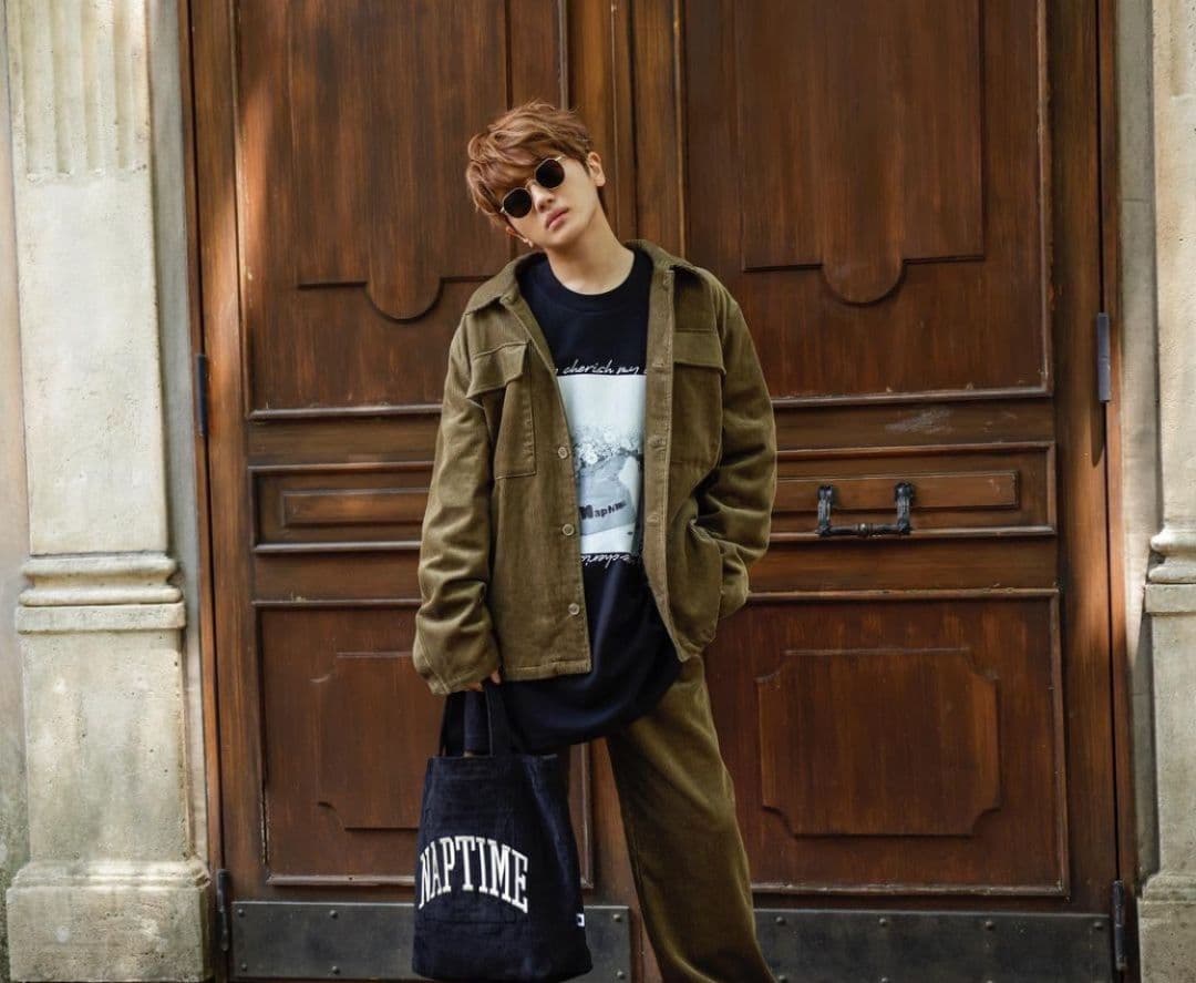 ナップタイム naptime. 西島隆弘 Nissy コーデュロ パンツ　カーキ