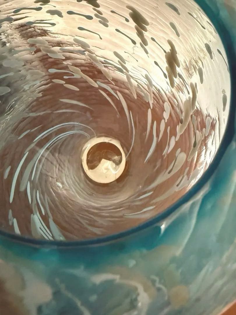 イイノナホ ガラス 作家 花器 フラワーベース　オブジェ