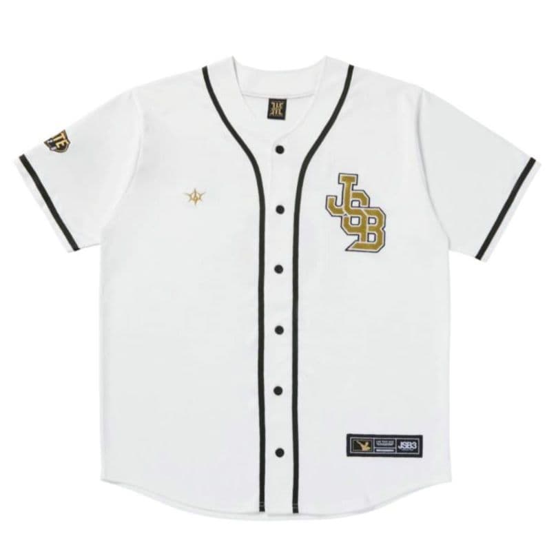 「FC限定」三代目JSB KINGDOM ベースボールシャツ WHITE