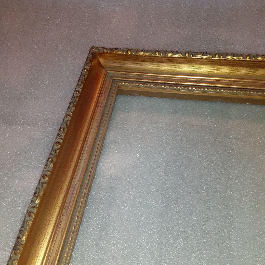 額縁　F12号　61×50.5　木製　フレーム　縁のみ