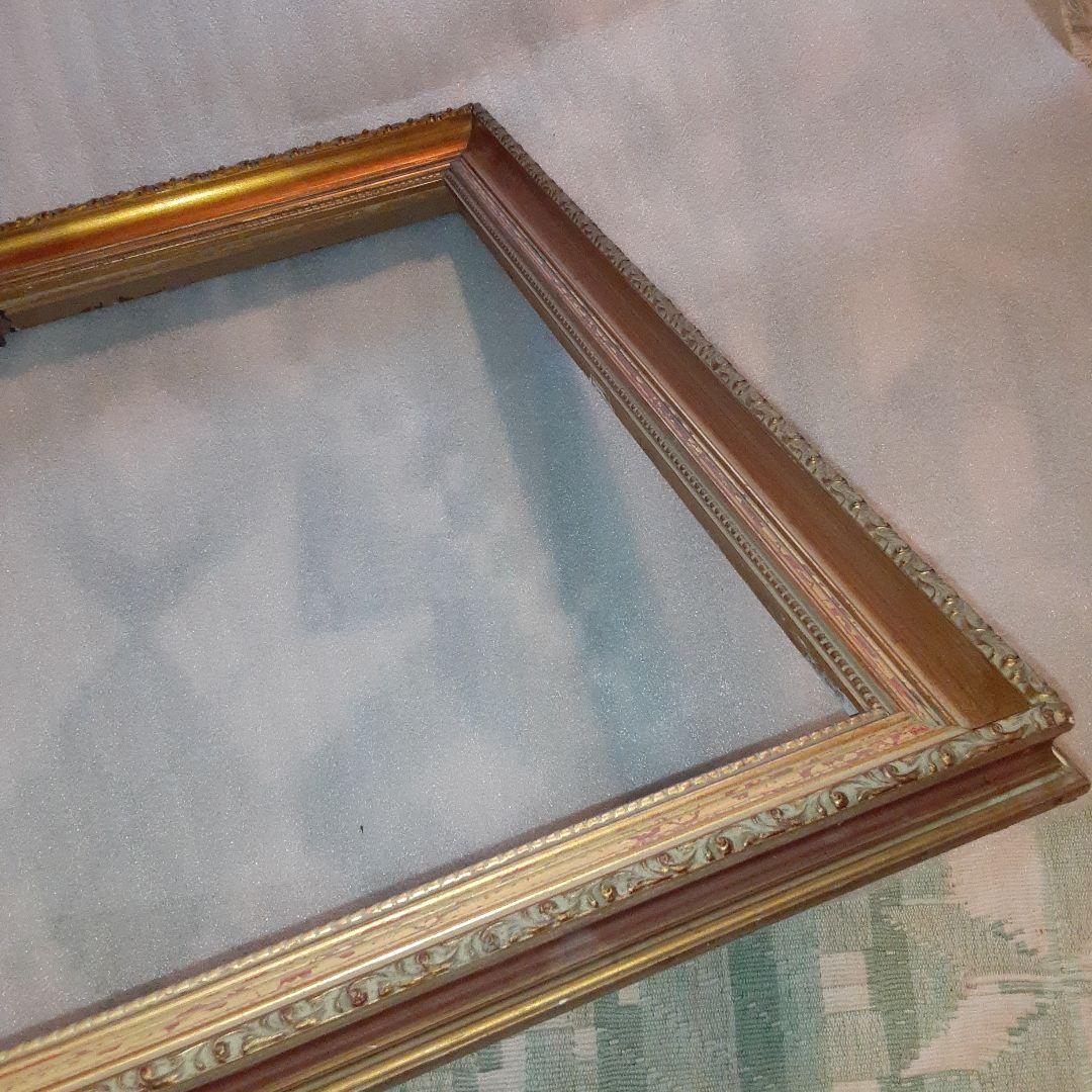 額縁　F12号　61×50.5　木製　フレーム　縁のみ