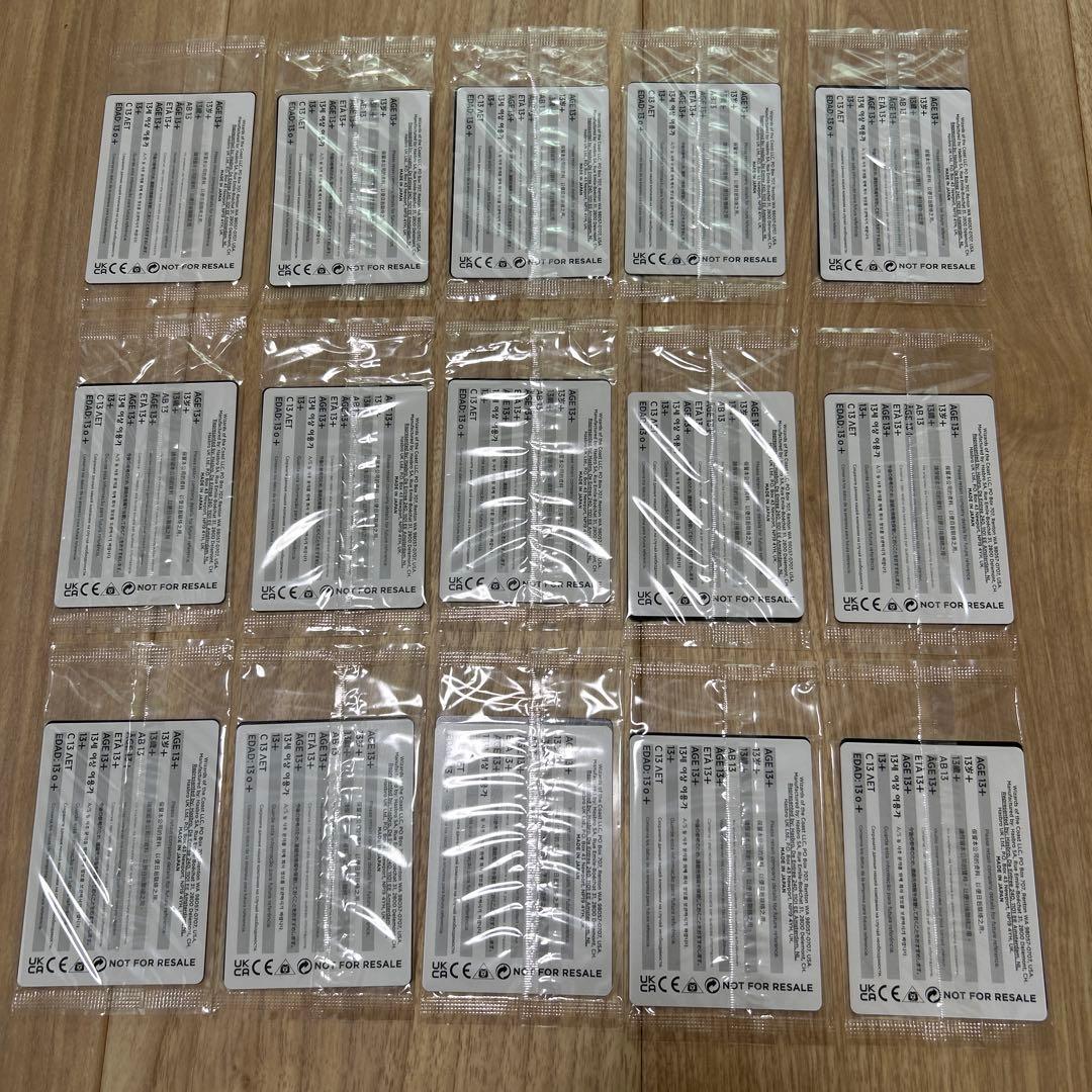 未開封　ヒストリープロモ　日本語版　コンプリート　15枚　セット