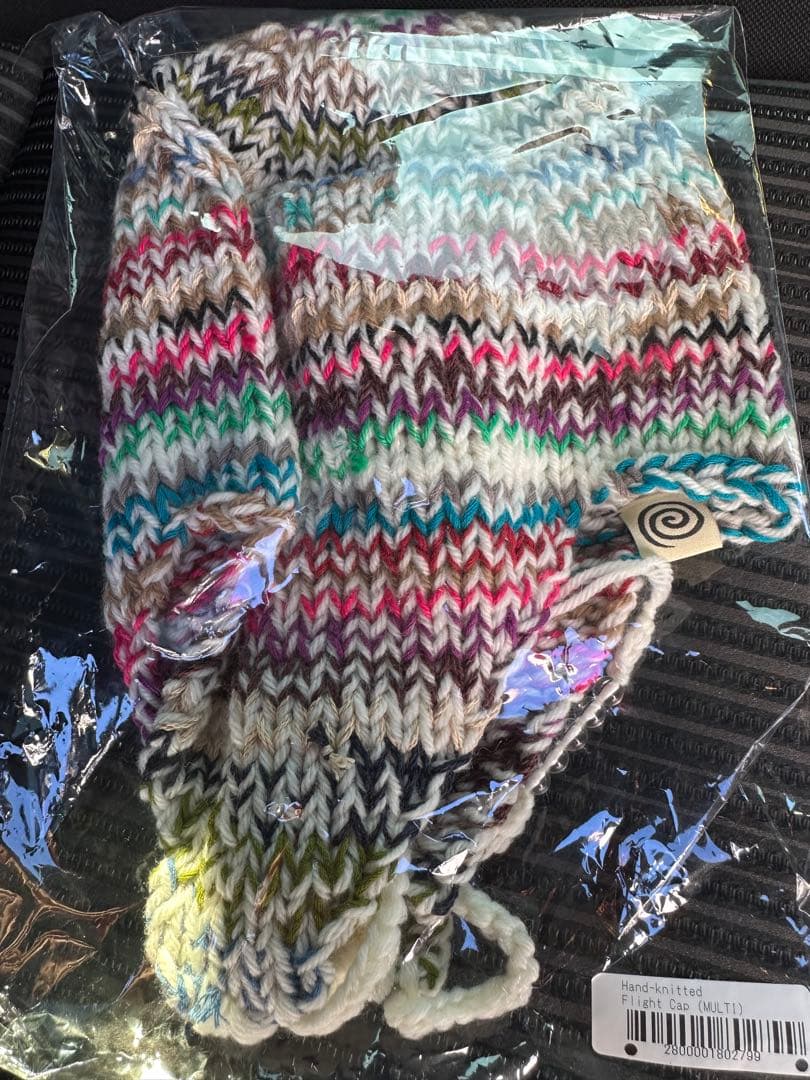 帽子 SOL soonerorlaterHAND-KNITTED FLIGHT CAP