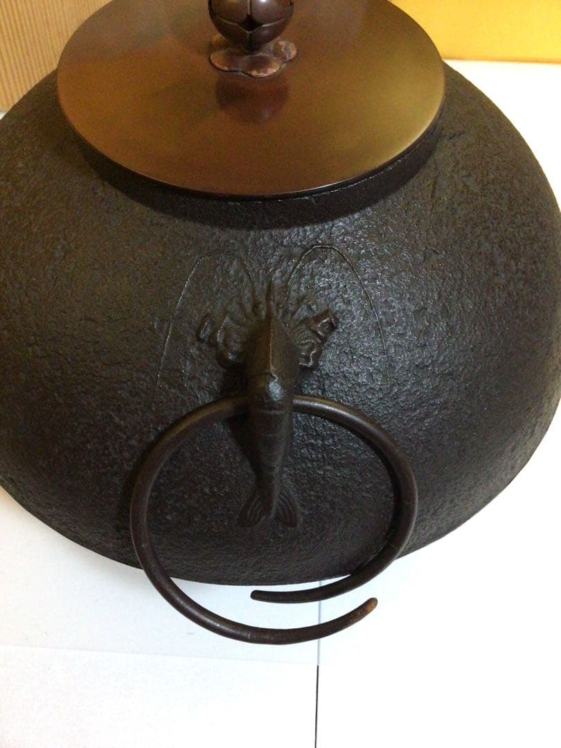 茶道具 釜 辰敏 共箱付き
