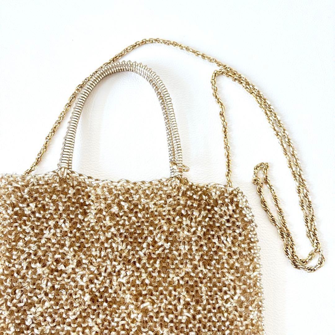 ANTEPRIMA スタンダード スクエア ミディアム ゴールド　チェーン