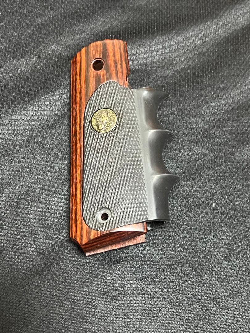 中古◆パックマイヤー　ウッド &ラバーグリップ M1911 コルトガバメント系