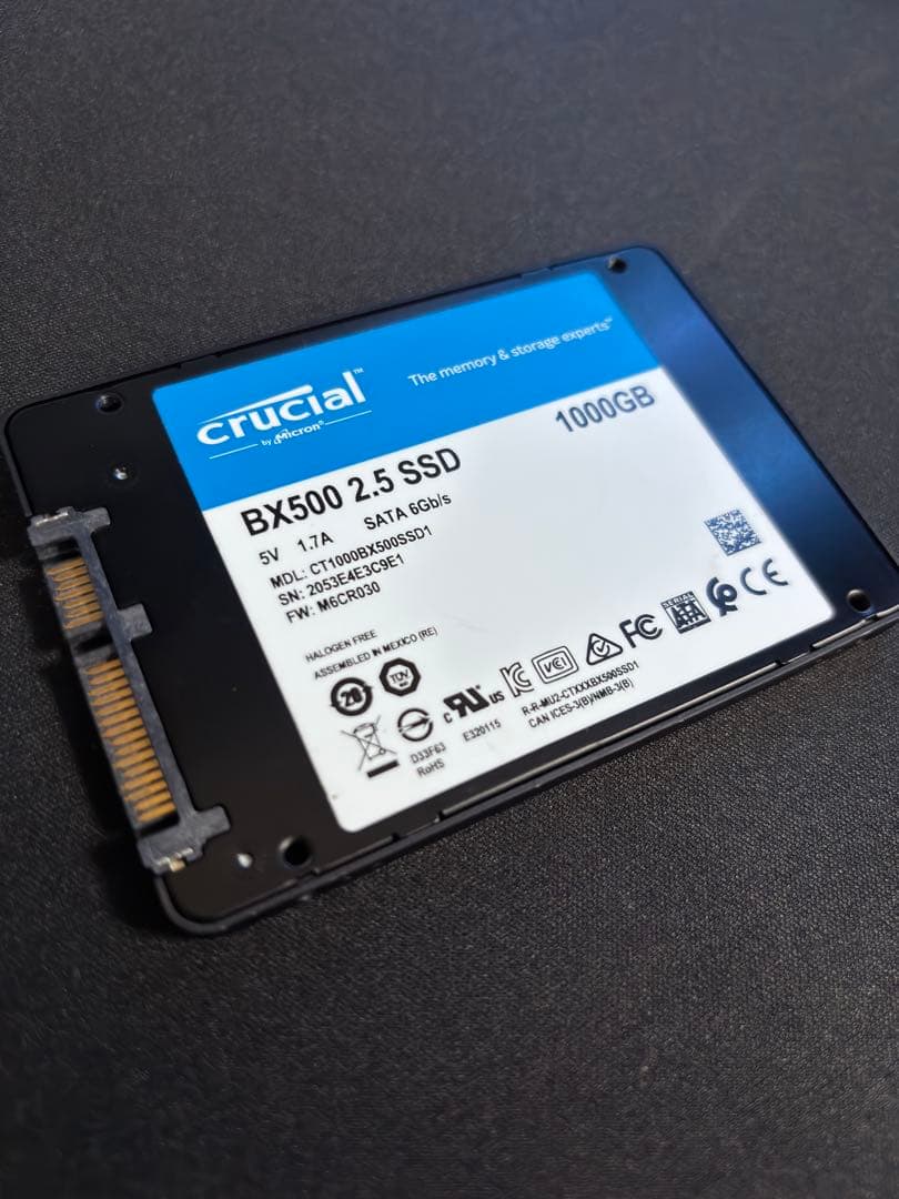 crucial CT1000BX500SSD1 SSD 2.5インチ 1TB
