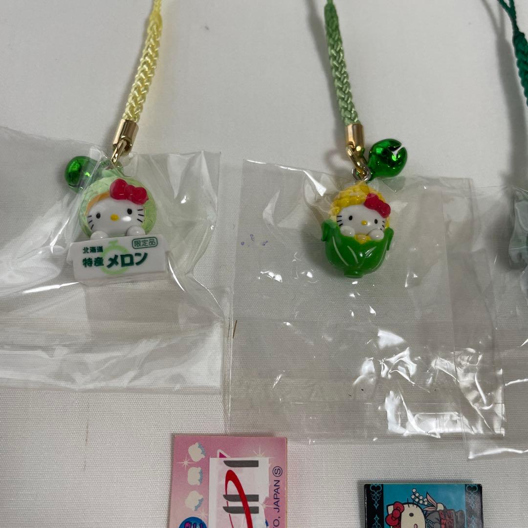 新品◆ハローキティ ご当地キティ 根付けストラップ 北海道 9個セット◆匿名配送
