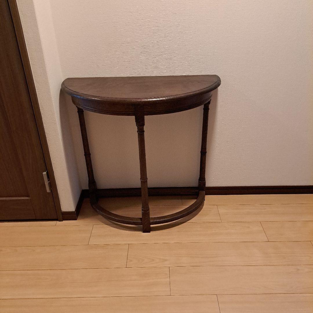 フランダースの家具やさん購入　重厚飾り棚アンティークヨーロッパ輸入家具近隣お届け