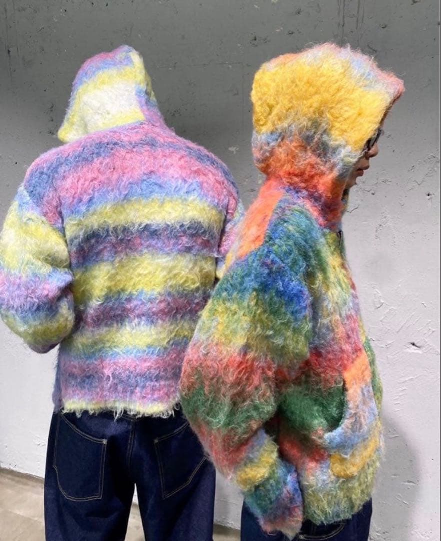 トップス FUTURE ARCHIVE / SHAGGY KNIT PARKA
