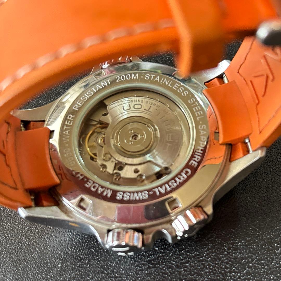 ハミルトン 自動巻き アナログ腕時計　カーキエアレース