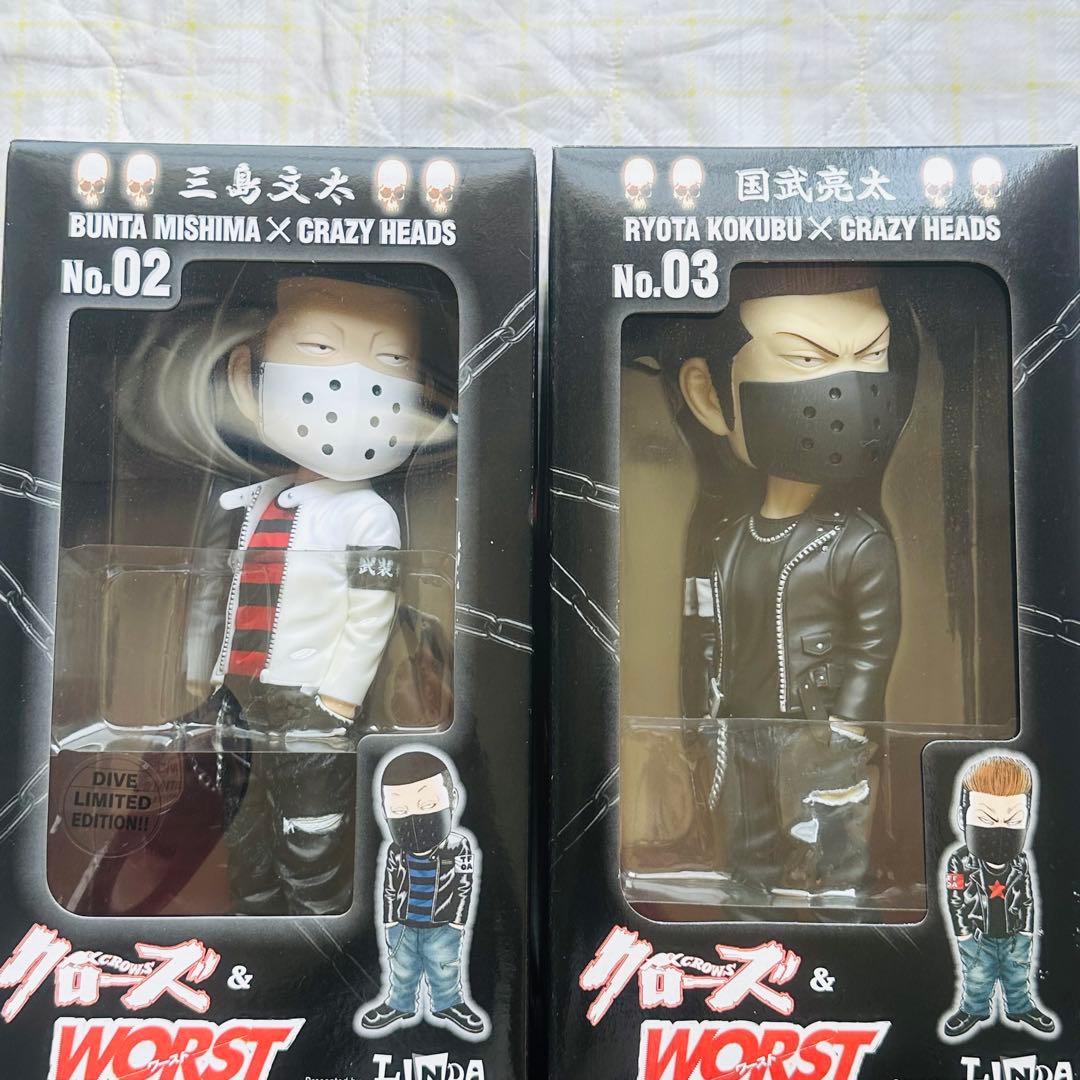 未使用 クローズ クレイジーヘッズ 武装戦線 4体セット