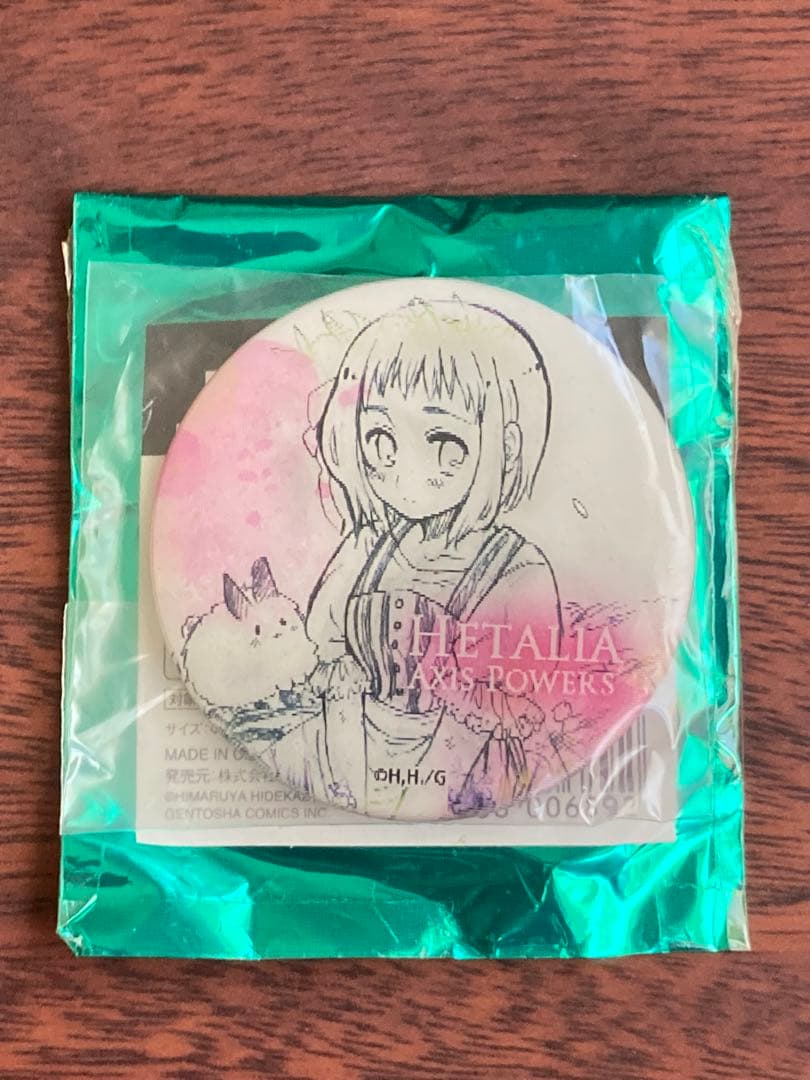 ヘタリア　民族衣装　チェンジング缶バッジ　リヒテンシュタイン＆