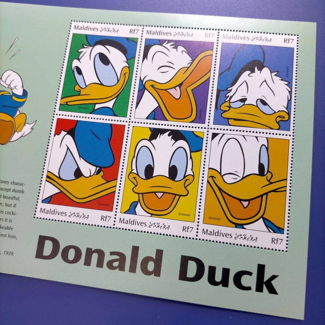 4669 外国切手 マルディブ 1999年 ドナルドダック ティズニー