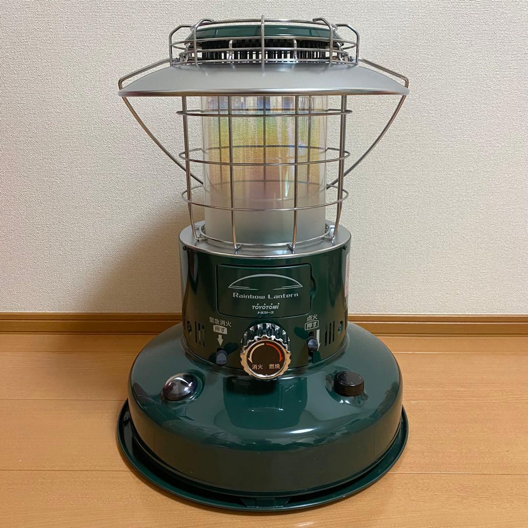 トヨトミ 石油ストーブ ダークグリーン レインボー