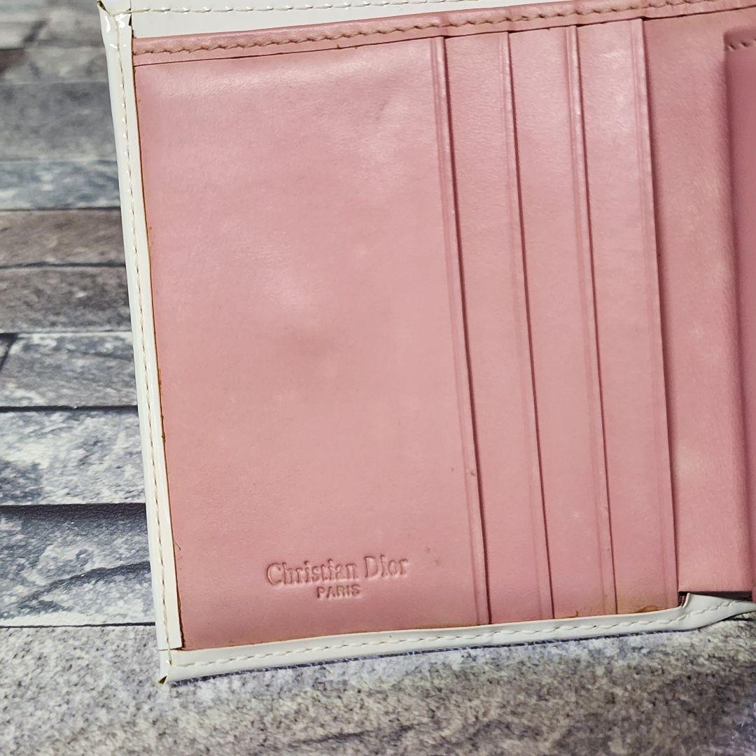 クリスチャンディオール トロッターウォレット 2つ折り財布 ピンク ヴィンテージ