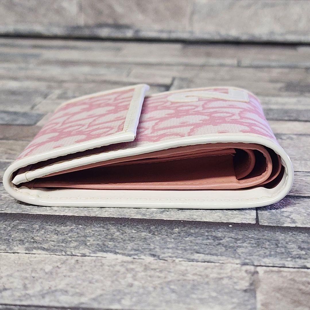 クリスチャンディオール トロッターウォレット 2つ折り財布 ピンク ヴィンテージ