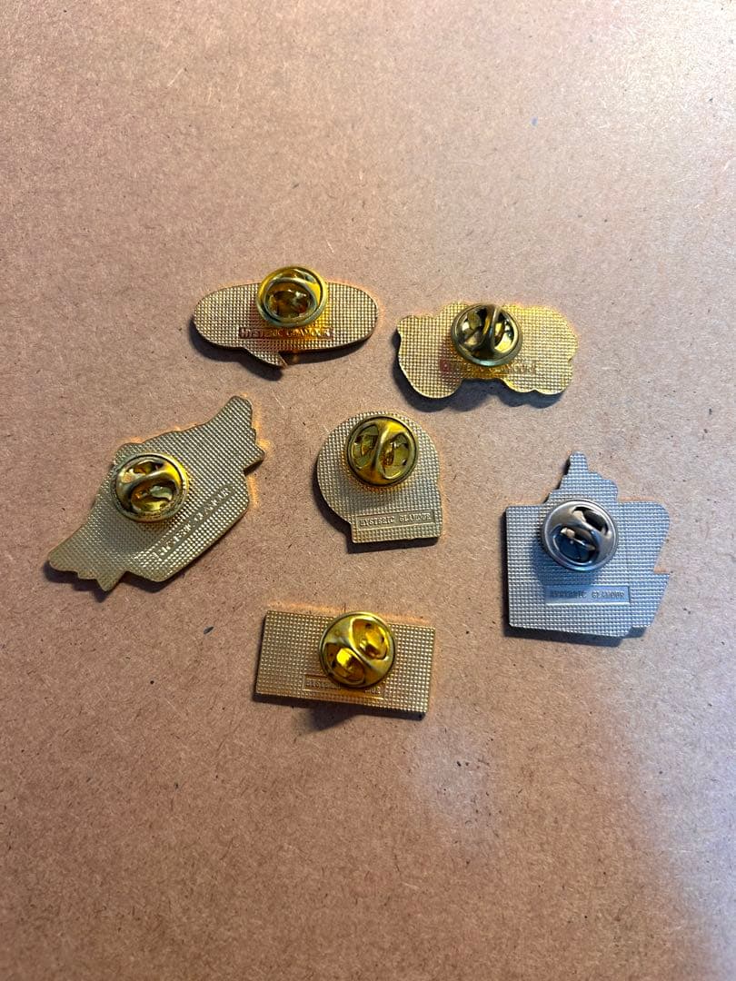 【希少】ヒステリックグラマー ピンバッジ 6点セット