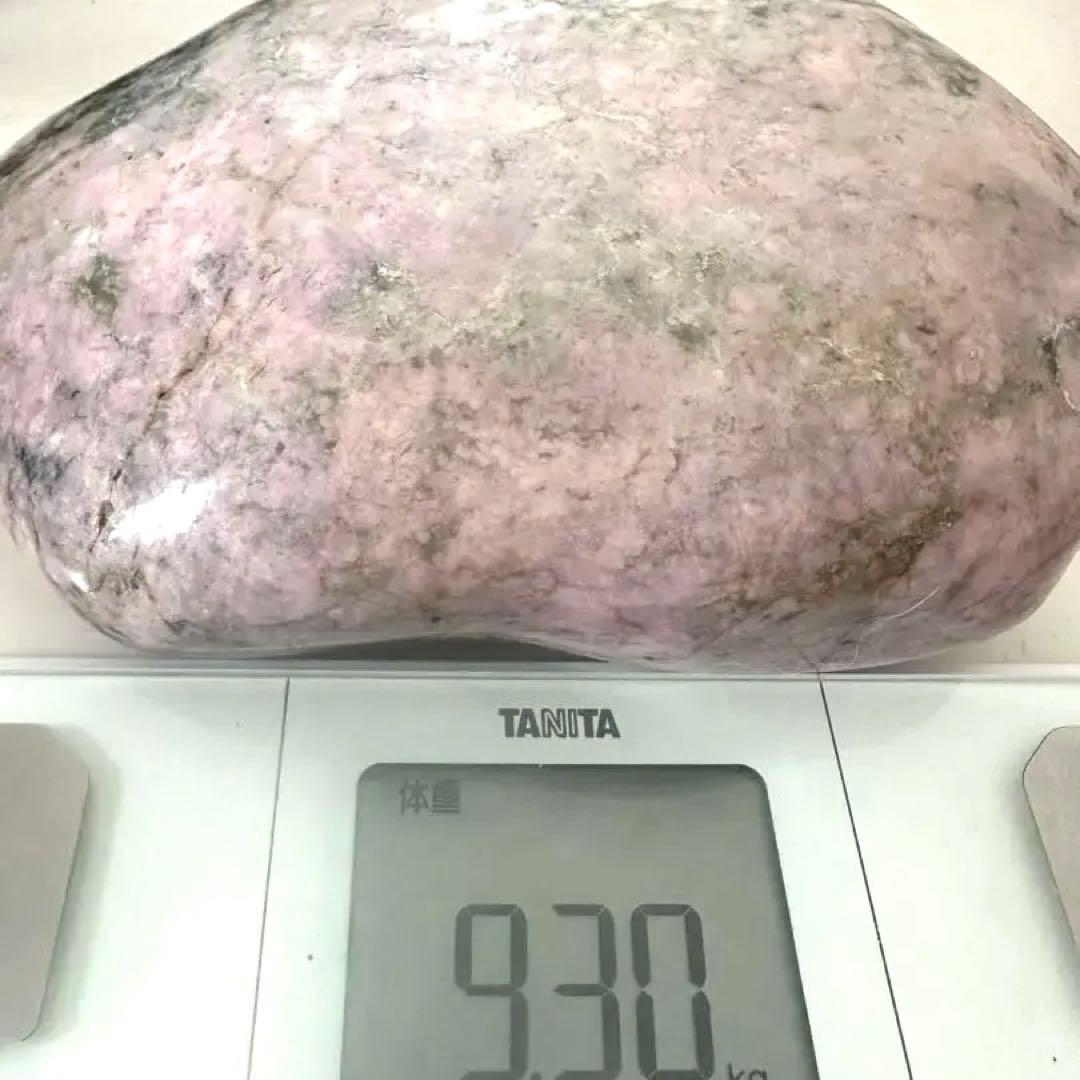 【超レア】ピンク翡翠　チューライト　桃簾石　糸魚川　9.3kg クリノゾイサイト