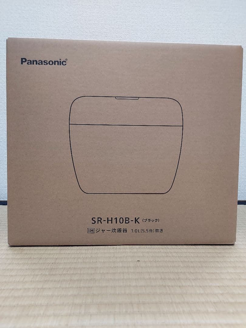 ★新品未開封★Panasonic　SR－H10B－K(ブラック)炊飯器★