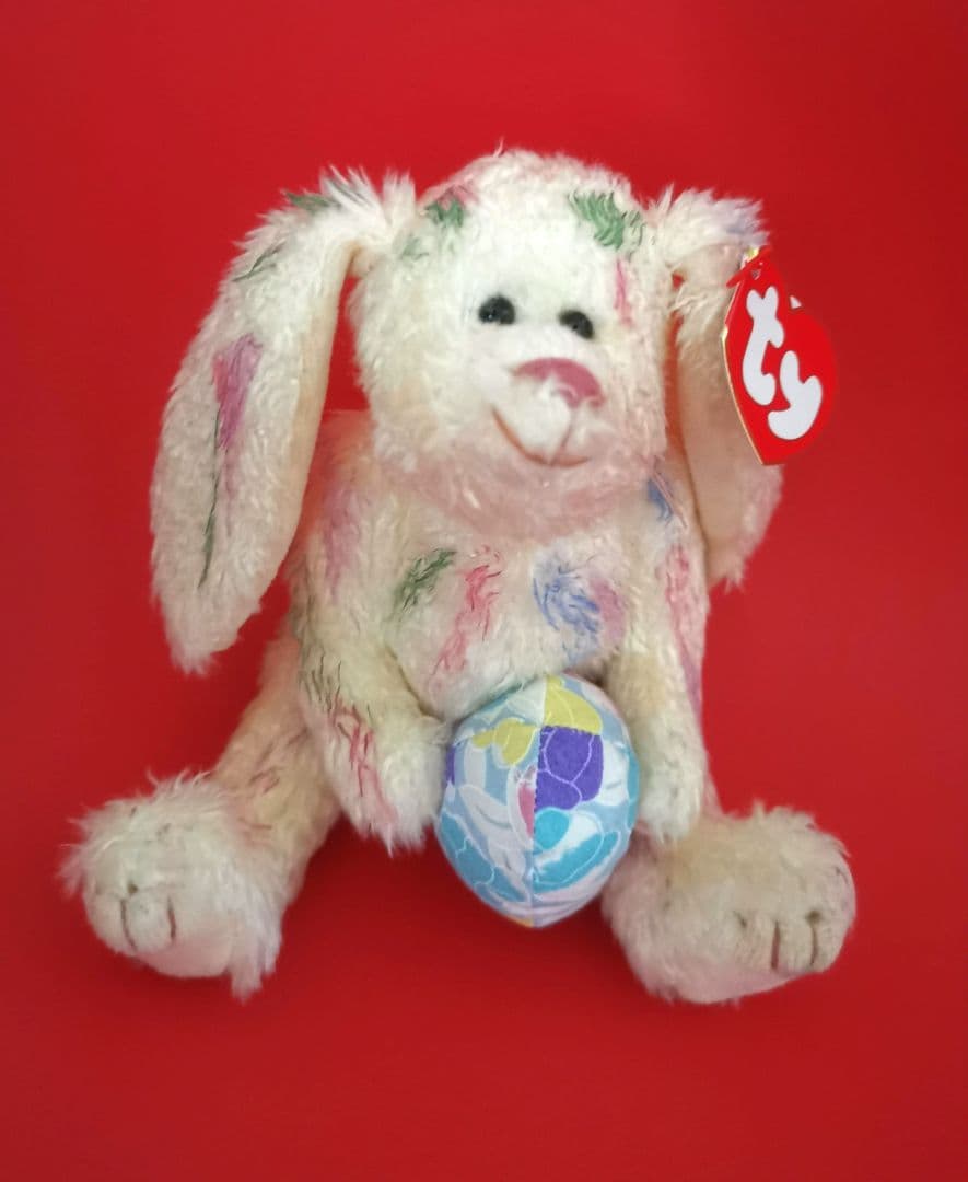レア TY ウサギのぬいぐるみ カラフル卵付き