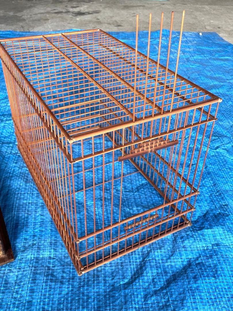 #5 鳥かご　寝箱　手作り　昭和　レトロ　セット　未使用