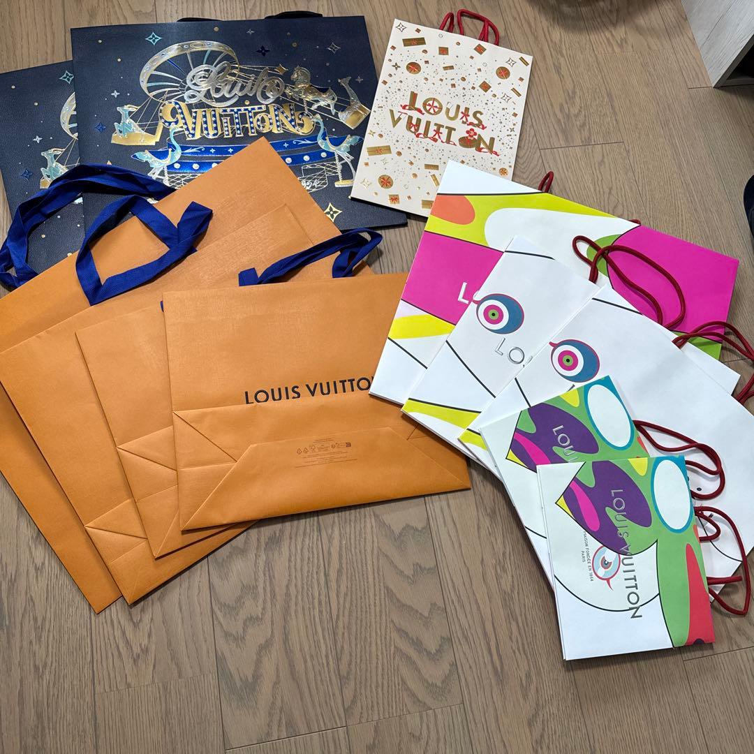 【美品】LOUIS VUITTON ルイヴィトン 紙袋 ショッパー　村上隆コラボ