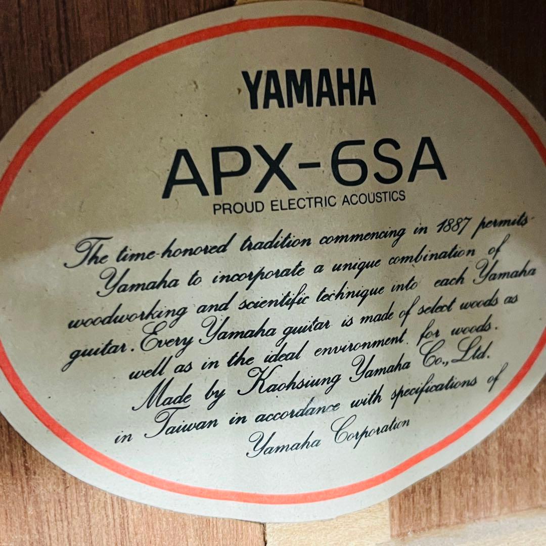 YAMAHA ヤマハ エレアコ APX-6SA