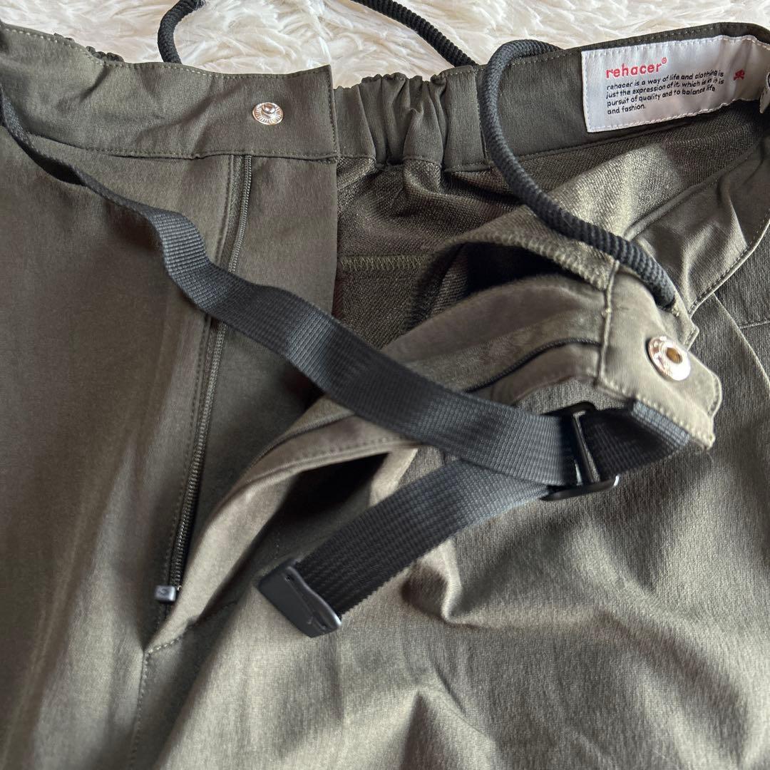 極美品 rehacer レアセル タクティカルテーパードパンツ サルエル