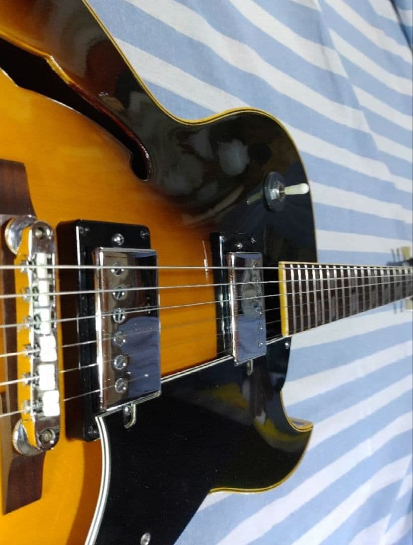 Greco S-50 グネコロゴの ES-175タイプのフルアコ少し難アリ