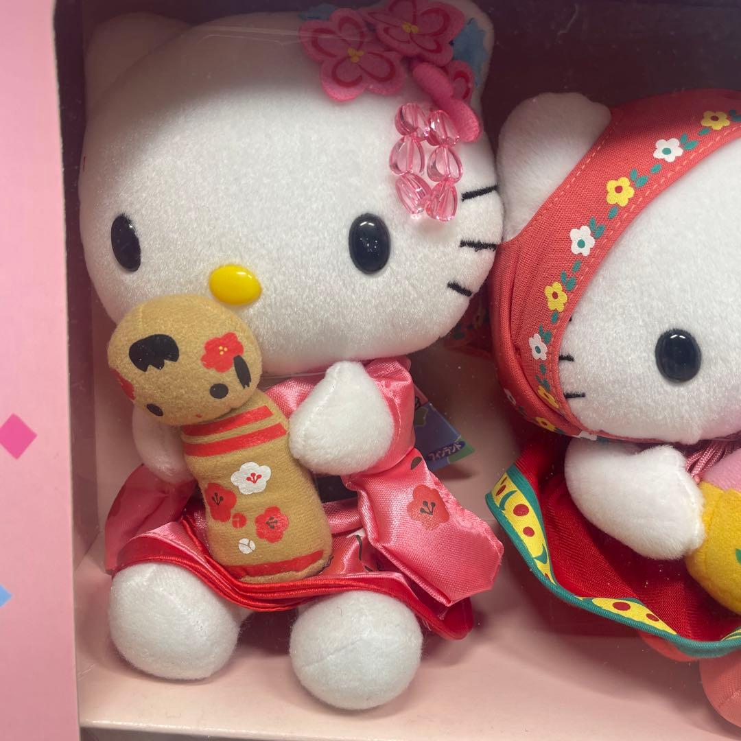 レア ハローキティ 世界のこんにちは! ぬいぐるみ ギフトセット 未開封