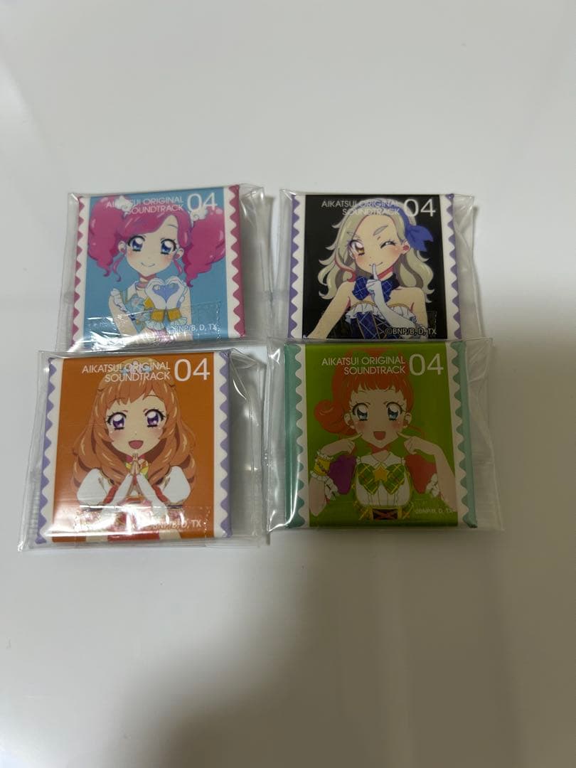【4】 アイカツ　ジャケバッジ　セット④天羽まどか