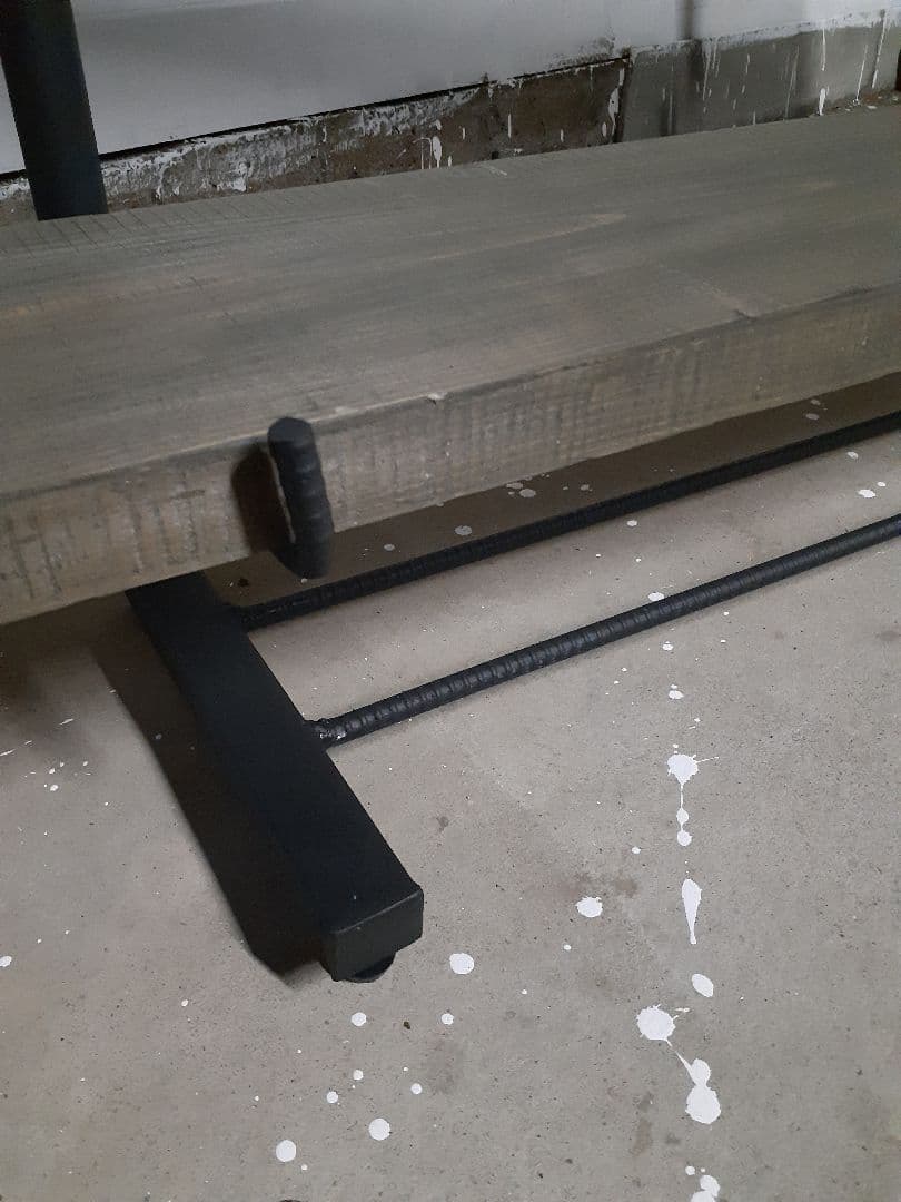 アイアン2段シェルフ　インダストリアル家具